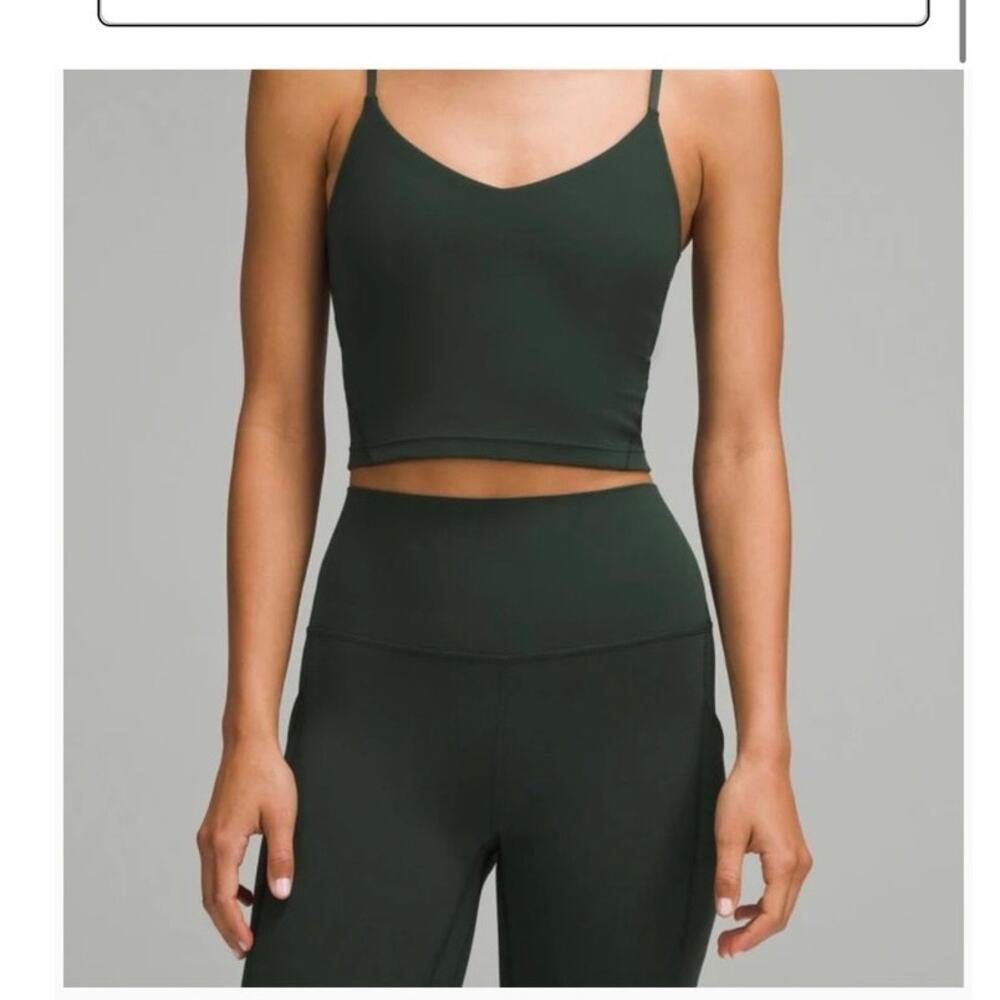 NWOT lululemon Align Cropped Cami Tank Top Light Support